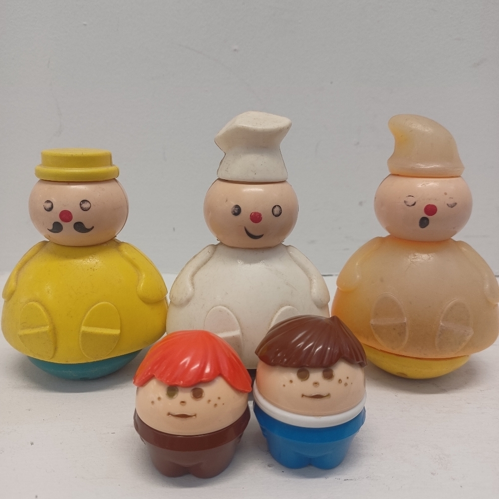 Vintage Fisher Price 3 Men In A Tub Little Tikes Toddle Tots Kids Toy Lot - Picture 5 of 7